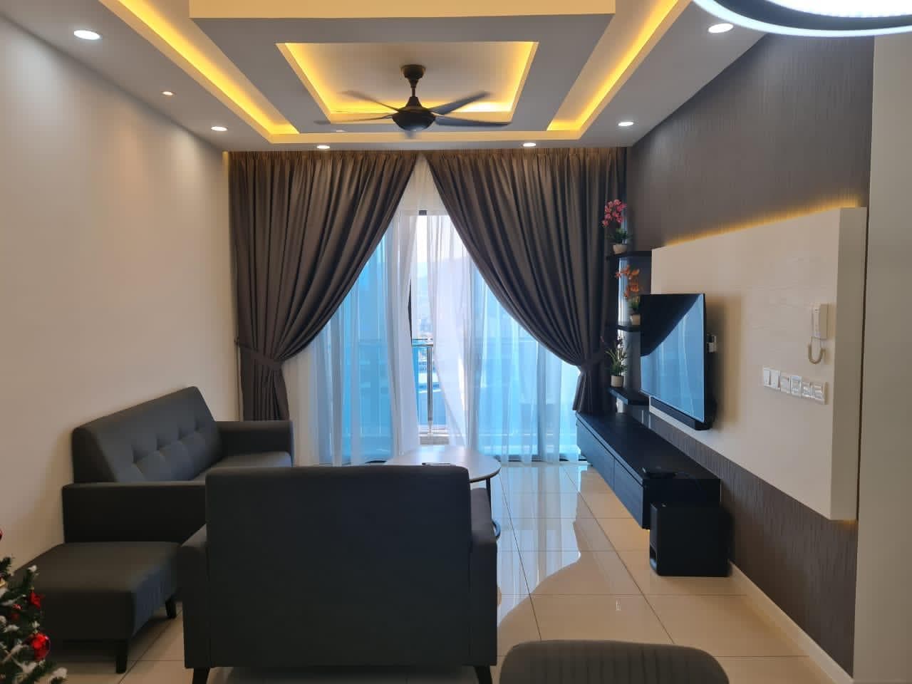 Queens Residence Q1, Bayan Lepas | Fully Furnished | Partial Seaview 