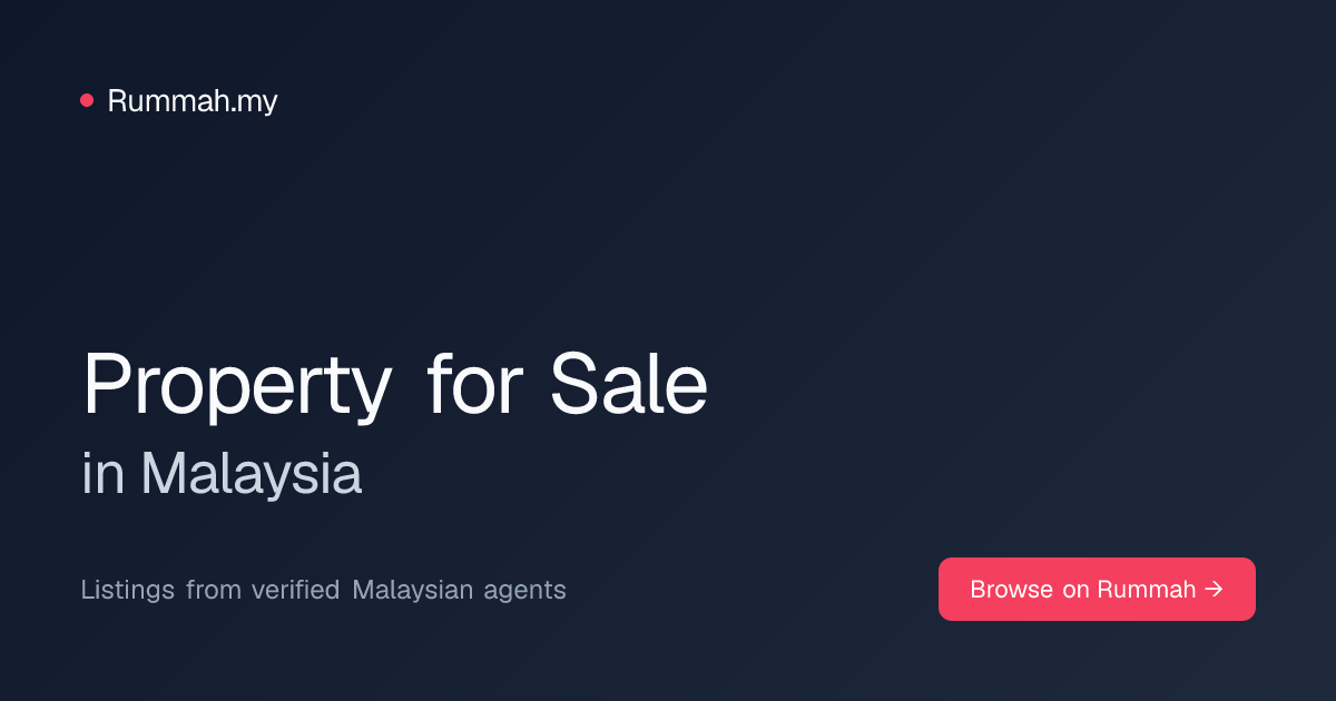 3410 Properties for Sale in Penang | Rummah